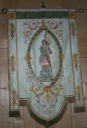 Bannière de procession : saint Jeanne d'Arc