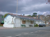 Ancienne voie ferrée d'intérêt local Lannion-Perros-Guirec, premier réseau, rue Ernest Renan ; rue Anatole Le Braz (Perros-Guirec)