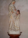 Statue (petite nature) : Education de la Vierge