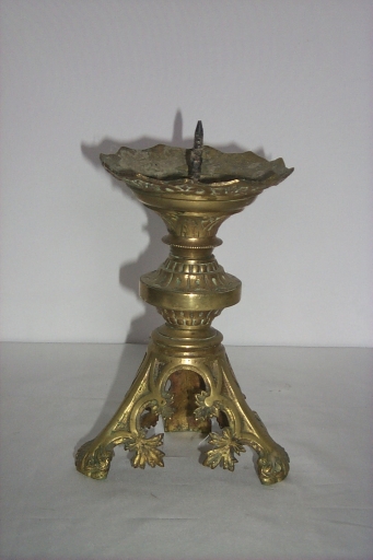 Ensemble de 6 chandeliers d'autel