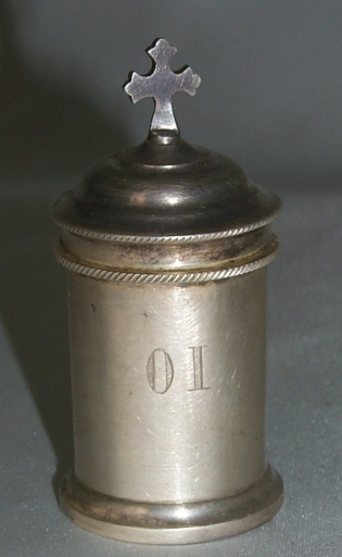 Ampoule à huile des malades