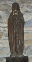 Ensemble de 4 statues : sainte Claire, saint Jean, saint Pierre, saint François d'Assise