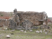 Forge ; cabane ; maison des carrières de l'Île Agathon (Pleumeur-Bodou)
