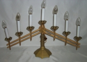 2 paires de chandeliers d'autel