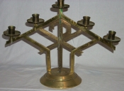 Paire 2 de chandeliers d'église