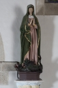 Ensemble de cinq statues : Vierge à l'Enfant ; Saint Louis de Gonzague ; Sainte Marguerite ; Saint Mathurin ; Education de la Vierge