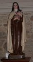Statue sur socle : sainte Thérèse de l'Enfant-Jésus (Tressé fusionnée en Mesnil-Roc'h en 2019)