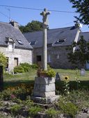 Croix de chemin, le Vaux (Le Roc-Saint-André fusionnée en Val d'Oust en 2016)