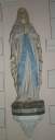 Statue sur socle : Notre-Dame de Lourdes
