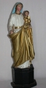 Statuette de procession : Vierge à l'enfant