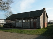 Atelier de menuisier, rue de Romillé (Gévezé)