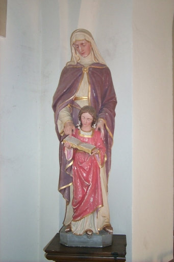 Statue : Education de la Vierge
