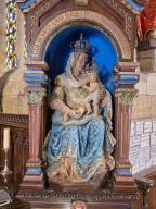 Statue : Vierge de Ty Mamm Doué, chapelle Ty Mamm Doué (Quimper)