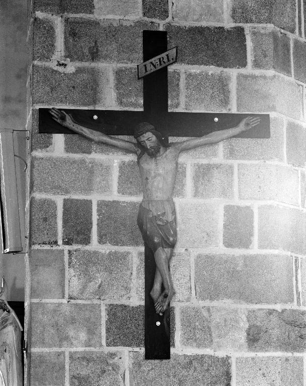 Christ en croix, église paroissiale Saint-Hervé (Lanhouarneau)