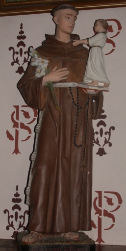 Statue : Saint Antoine de Padoue (Chancé fusionnée en Piré-Chancé en 2019)