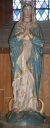 Statue couronnée : Immaculée Conception