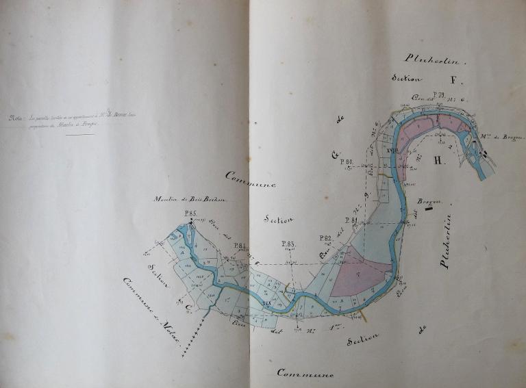 Ancien moulin à farine, dit Moulin de Bragou, actuellement habitation (Pluherlin)