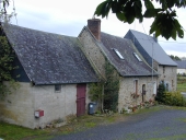 Alignement de fermes, la Marquerie (Moussé)