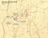 Alignement de deux logis de ferme de Coat Léven (Trégrom)