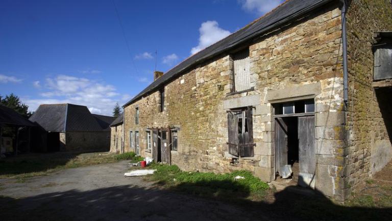 Alignement de trois logis, la Baronnais (Saint-Rémy-du-Plain)