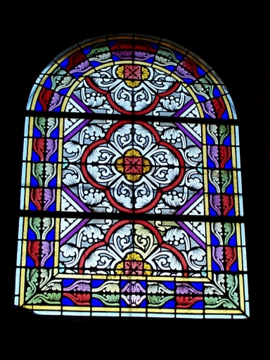 Ensemble de 2 verrières décoratives (baies 1, 2)