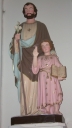Groupe sculpté : saint Joseph et l'Enfant