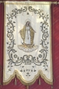 Bannière de procession : Immaculée Conception, Saint Joseph