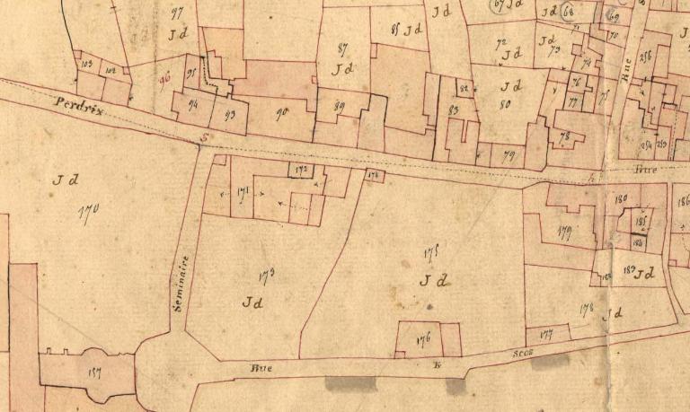 Maison dite "Hôtel de Coëtivy", 12-16 rue des Perdreries (Perderies) (Tréguier)