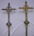 Paire de croix de procession dites croix de communiants