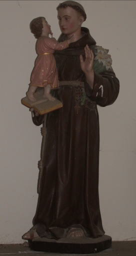 Statue : Saint Antoine de Padoue et l'Enfant