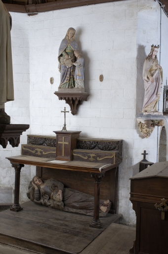 Ensemble de deux autels