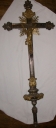 Croix de procession 1 et sa hampe