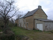 Maisons, alignement de trois logis, le Clos de la Haiche (Trimer)