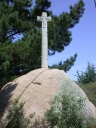 Croix de chemin dite de Roc'h Uzon, route des Traouïeros (Trégastel)