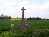 Croix de chemin, route départementale 48 ; près de la Ville Appé (Les Brûlais)