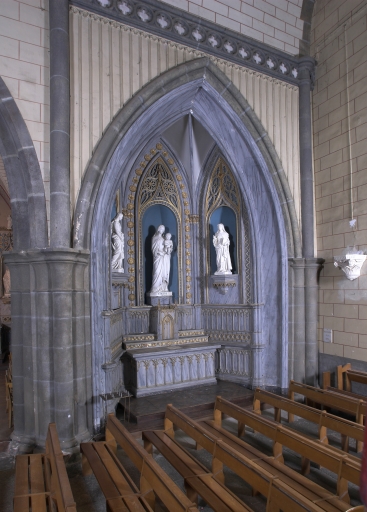 Autel et retable dit de la Vierge