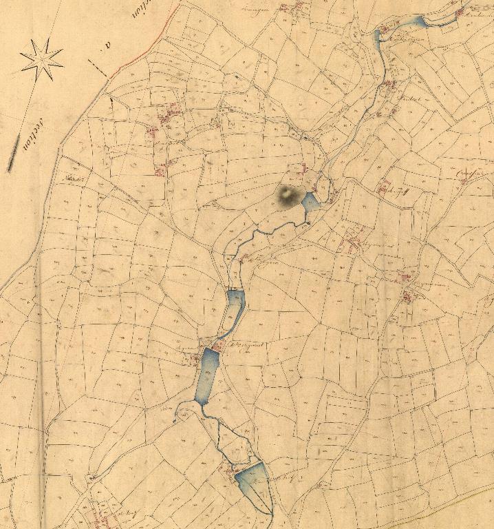 Les moulins sur la commune de Plounévez-Lochrist