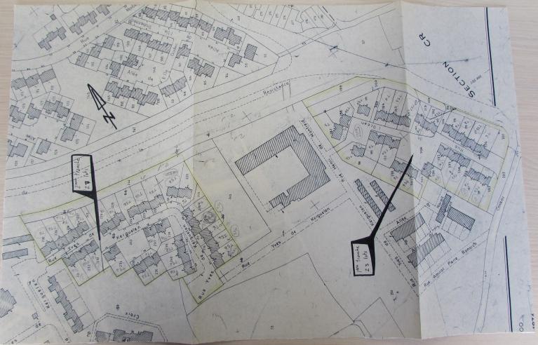 Lotissement "Les hameaux de Conleau", rue Winston Churchill, rue Henry de Monfreid, chemin de Cliscouët à Conleau, rue Yves de Kerguelen (Vannes)