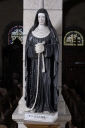 Ensemble de deux statues : Sainte Claire ; Saint François (Pluméliau fusionnée en Pluméliau-Bieuzy en 2019)