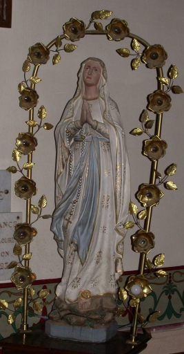 Statue sur socle 1 : Vierge, dite Notre-Dame de Lourdes