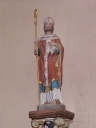 Statue : saint Melaine ; culot