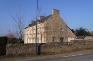 Maisons, logis jumelés, 8 rue du Moulin (Lancieux)
