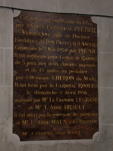 Plaque commémorative