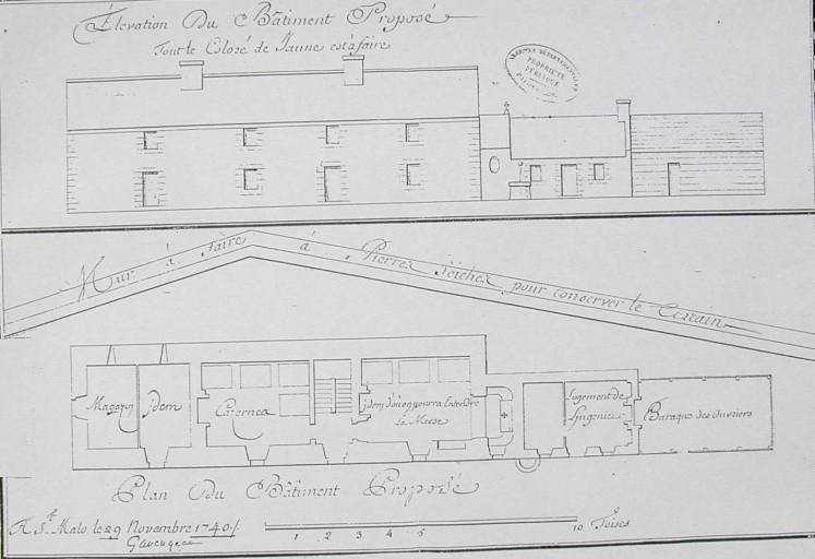 Caserne, Île-aux-Moines (Perros-Guirec)