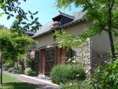 Alignement de maisons, la Frogerais (Orgères)