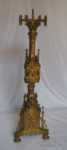 Ensemble de 6 chandeliers d'autel