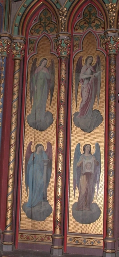 Peinture : Anges portant les instruments de la Passion