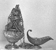 Encensoir & navette à encens, église paroissiale Notre-Dame (Missiriac)