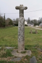 Croix monumentale (stèle christianisée), Kerflaconnier (Brennilis)