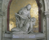 Groupe sculpté : Vierge de Pitié